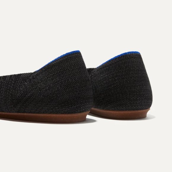 NWT Rothy's "The Point" heathered black 10 - Picture 4 of 9